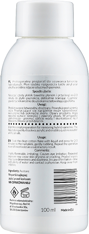 Kosmetisches Aceton - Chiodo Pro Remover — Bild N2