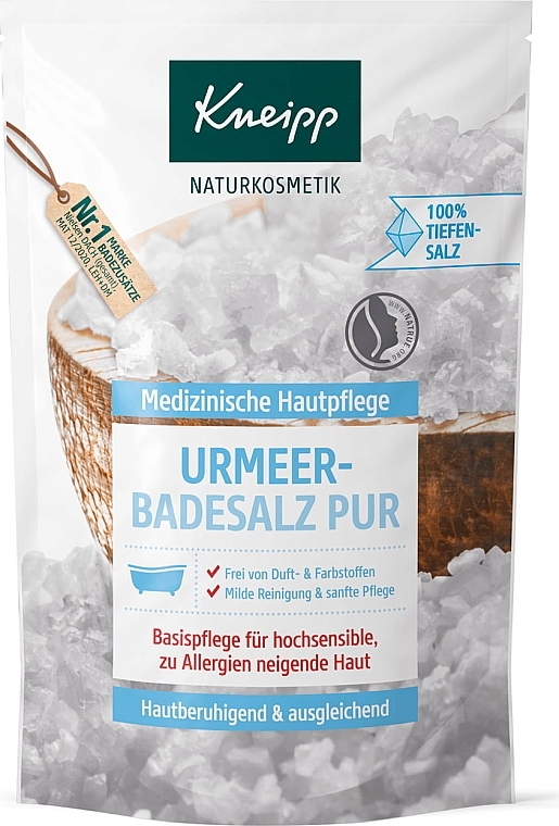 Natürliches Meerbadesalz - Kneipp SensitiveDerm Primordial Sea Bath Salts (Doypack)  — Bild N1