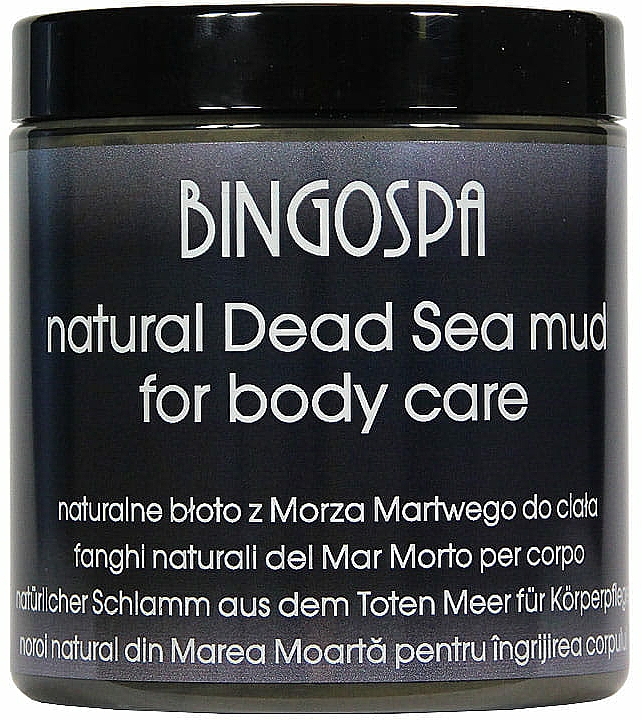 Schwarzer Körperschlamm aus dem Toten Meer - BingoSpa Black Mud Dead Sea 100% — Bild N1