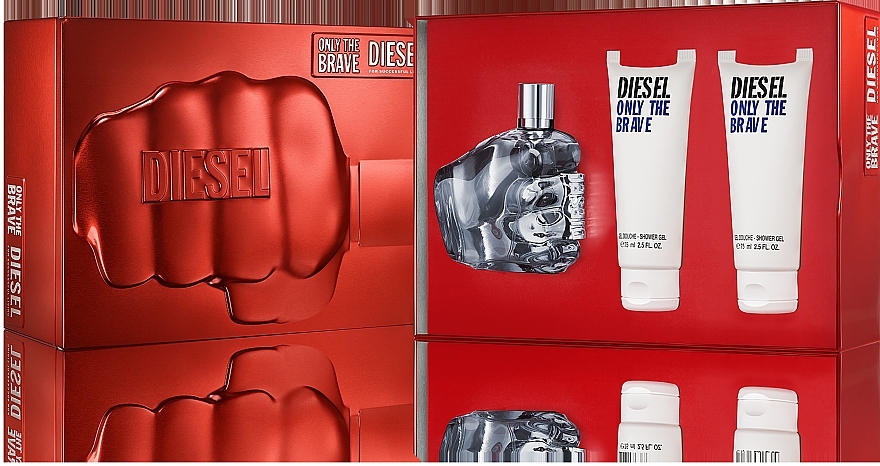 Diesel Only The Brave - Duftset (Eau de Toilette 125ml + Duschgel 2x75ml)  — Bild N3