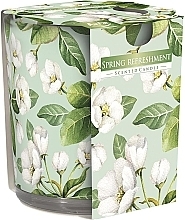 Duftkerze im Glas Frühlingsfrische - Bispol Scented Candle Spring Refreshment  — Bild N1