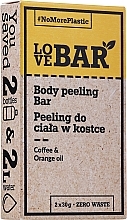 Hochkonzentrierte Blockseife für den Körper mit Kaffee und Orangenöl - Love Bar Body Peeling Bar — Bild N1