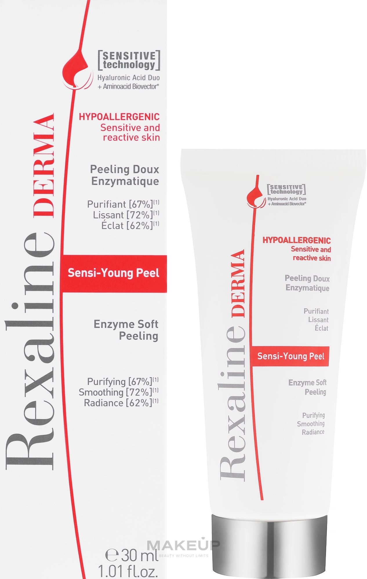 Antiallergenes Gesichtspeeling - Rexaline Derma Peeling — Bild 30 ml