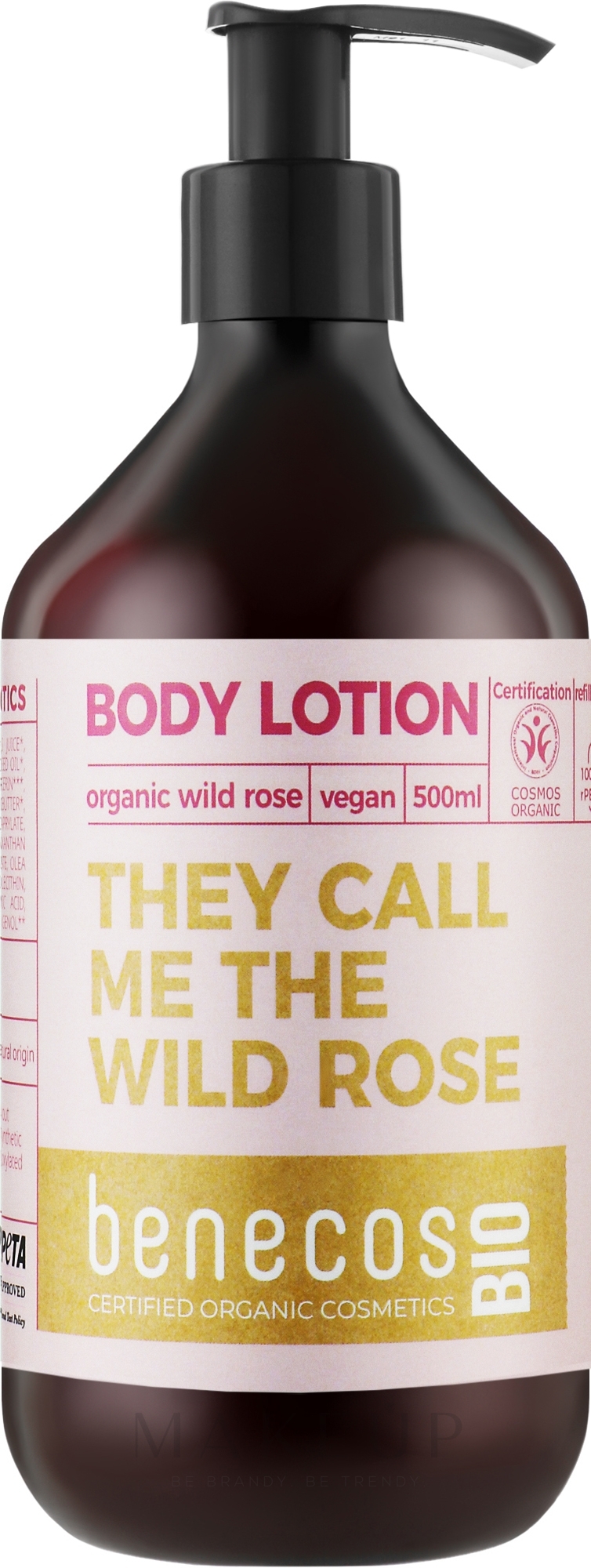 Körperlotion - Benecos Body Lotion With Wild Rose — Bild 500 ml