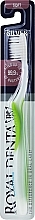 Zahnbürste weich mit Silber-Nanopartikeln grün - Royal Denta Silver Soft Toothbrush  — Bild N1