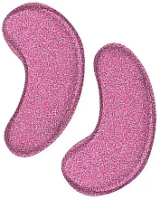 Hydrogel-Augenpads mit Glitzer - IDC Institute Glitter Hydrogel Eye Pad Pink — Bild N2