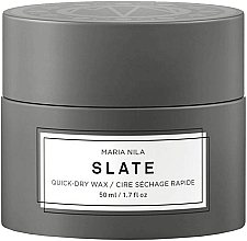 Düfte, Parfümerie und Kosmetik Haarwachs - Maria Nila Slate Quick Dry Wax
