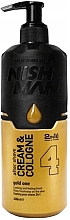 After Shave Creme-Cologne №04 - Nishman After Shave Cream Cologne 2in1 Gold One №04 — Bild N2