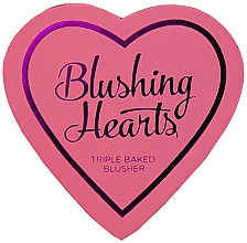 Gebackenes Gesichtsrouge Trio - I Heart Revolution Blushing Hearts Blusher — Bild N1