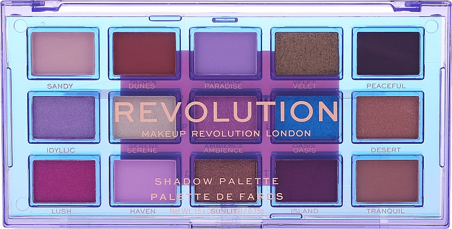 Lidschattenpalette - Makeup Revolution Reflective Eyeshadow Palette Ultra Violet — Bild N2