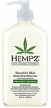 Botanische Feuchtigkeitslotion für empfindliche Haut - Hempz Sensitive Skin Herbal Body Moisturizer — Bild N1