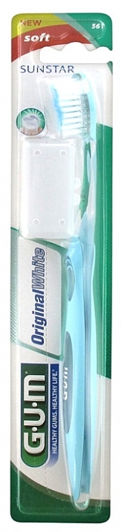 Zahnseide weich blau - G.U.M OriginalWhite Toothbrush Soft — Bild N1