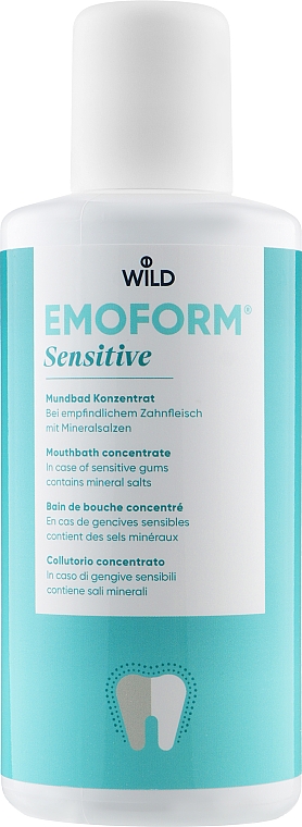 Mundwasser mit Mineralsalzen und Fluorid Konzentrat - Dr. Wild Emoform Mouthbath Concentrate — Bild N1