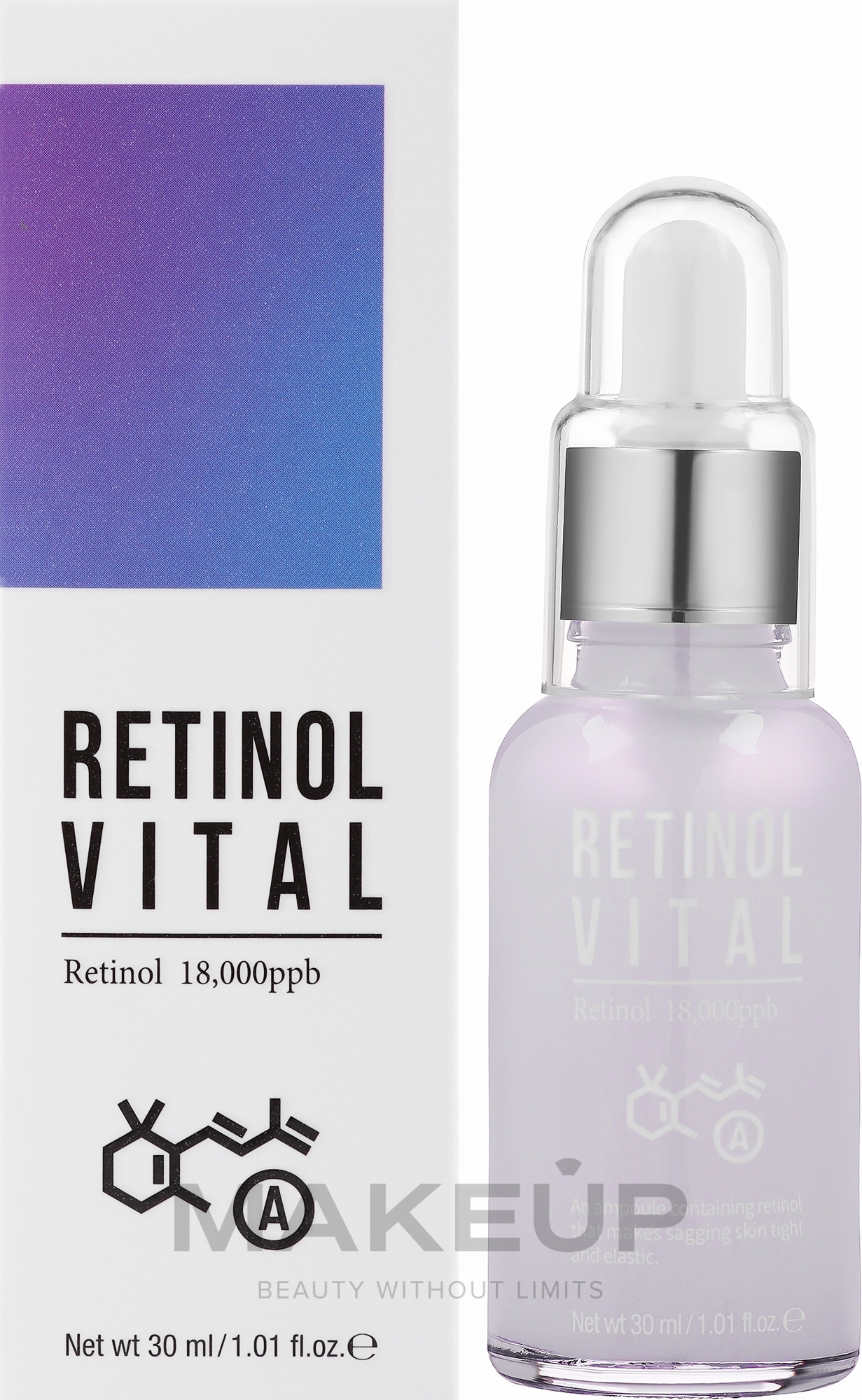 Anti-Falten Gesichtsserum mit Retinol - Esfolio Retinol Vital Ampoule Serum — Bild 30 ml