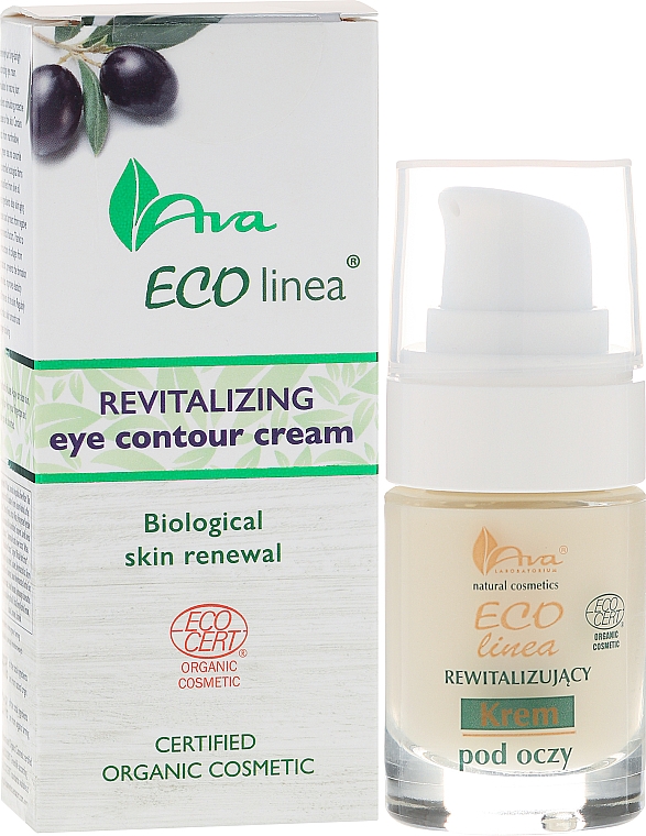 Regenerierende Bio Augencreme - Ava Laboratorium Eco Linea Revitalizing Eye Contour Cream — Bild N1