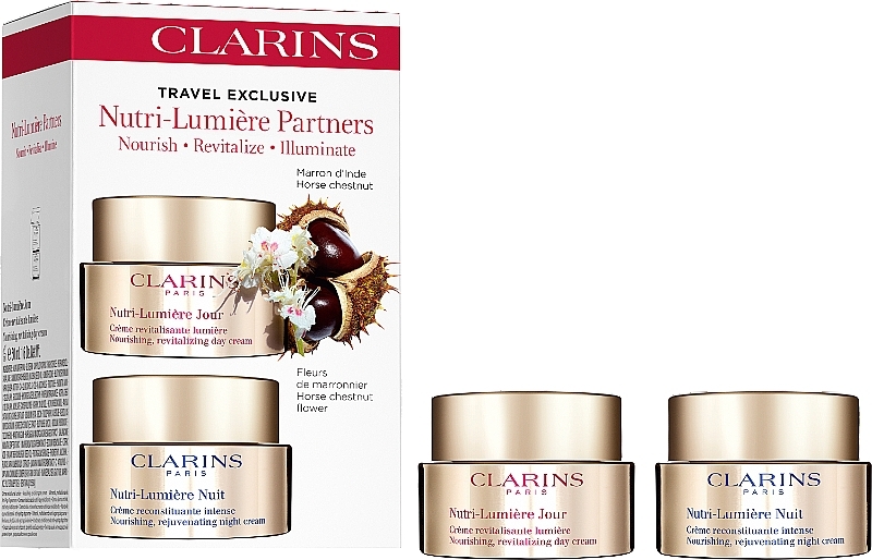 Set - Clarins Nutri-Lumiere Partners (cr/2x50ml) — Bild N1