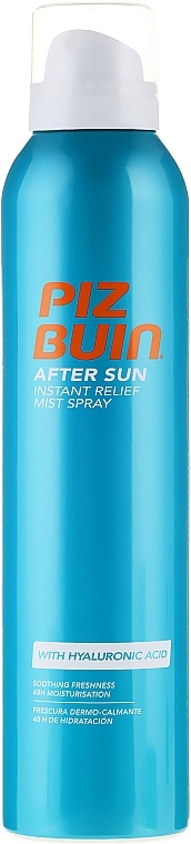 Beruhigendes und erfrischendes After Sun Körperspray mit Hyaluronsäure - Piz Buin After Sun Instant Relief Mist Spray — Bild N1