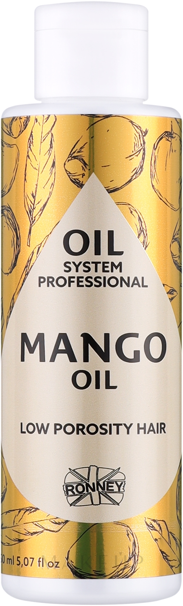 Öl für Haare mit geringer Porosität mit Mangobutter - Ronney Professional Oil System Low Porosity Hair Mango Oil — Bild 150 ml