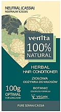Düfte, Parfümerie und Kosmetik Vegane Biobehandlung gegen Haarausfall und Vergrauung - Venita Herbal Hair Conditioner