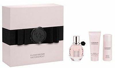 Viktor & Rolf Flowerbomb - Duftset (Eau de Parfum 50ml + Körperlotion 40ml + Duschgel 50ml)