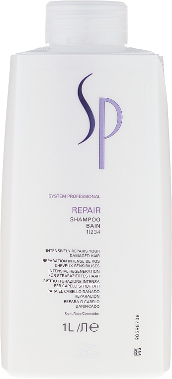 Reparierendes Shampoo für strapaziertes Haar - Wella Professionals Wella SP Repair Shampoo — Bild N5