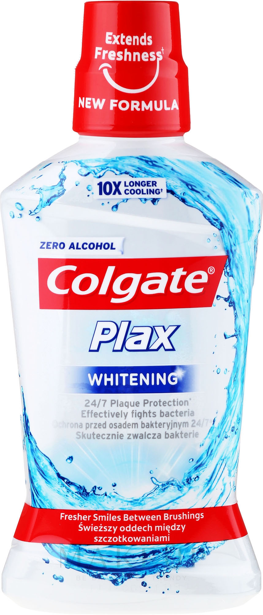 Mundwasser Whitening gegen Zahnverfärbungen - Colgate Plax Whitening — Bild 500 ml