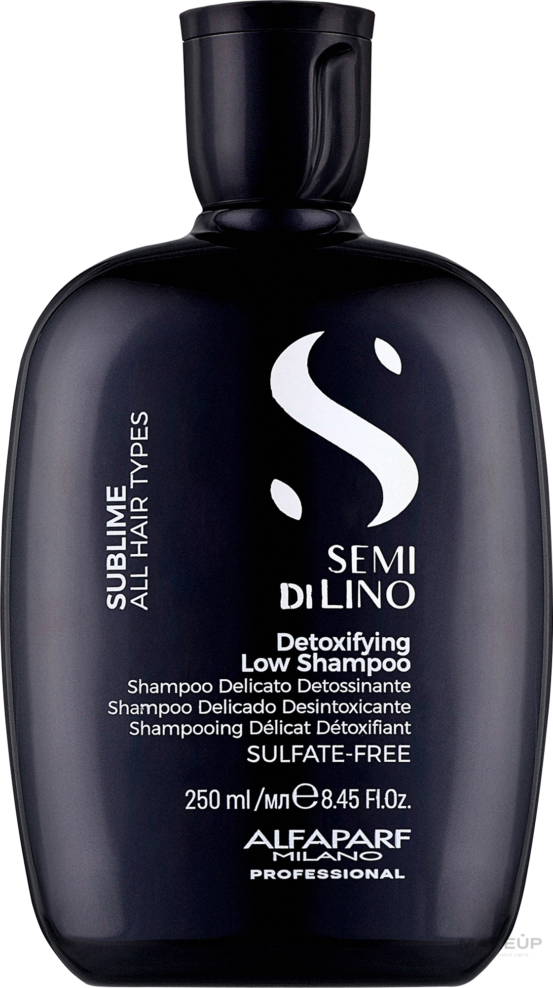 Shampoo für alle Haartypen - Alfaparf Semi Di Lino Sublime Detox Low Shampoo  — Bild 250 ml