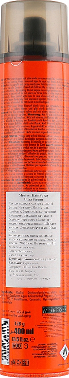 Haarlack - Morfose Ultra Strong No Gas Hairspray — Bild N2