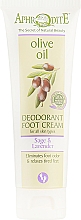 Düfte, Parfümerie und Kosmetik Fußdeocreme mit Salbei und Lavendel - Aphrodite Deodorant Foot Cream