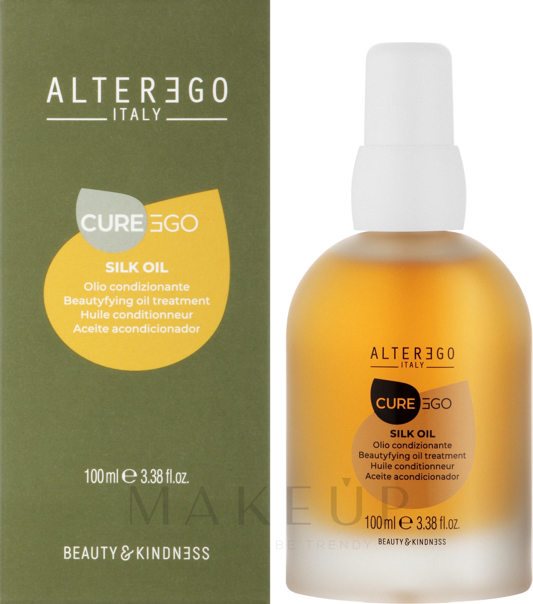 Öl für widerspenstiges und krauses Haar - Alter Ego CureEgo Silk Oil Beautyfying Oil Treatment — Bild 100 ml