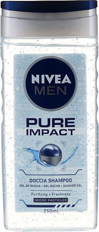 Duschgel mit Mikropartikeln - Nivea Men Pure Impact 