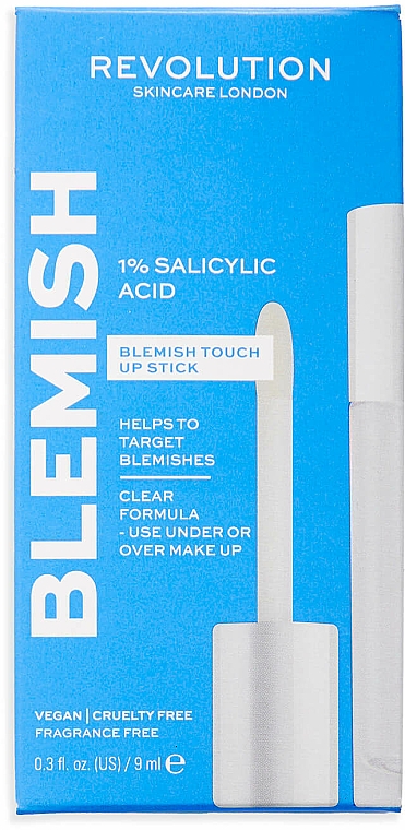Stick gegen Entzündungen mit Salicylsäure für das Gesicht - Revolution Skincare 1% Salicylic Acid Blemish Touch Up Stick — Bild N1
