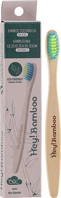 GESCHENK! Bambuszahnbürste für Kinder - Hey! Bamboo Bamboo Toothbrush For Kids — Bild N1