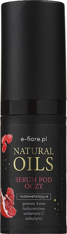 Aufhellendes Augenserum mit Granatapfel - E-Fiore Natural Oils Eye Serum — Bild N1