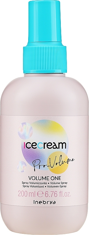 Total Volumen-Haarspray mit 15 verschiedenen Wirkungen - Inebrya Ice Cream Volume One 15 in 1 Spray — Bild N1