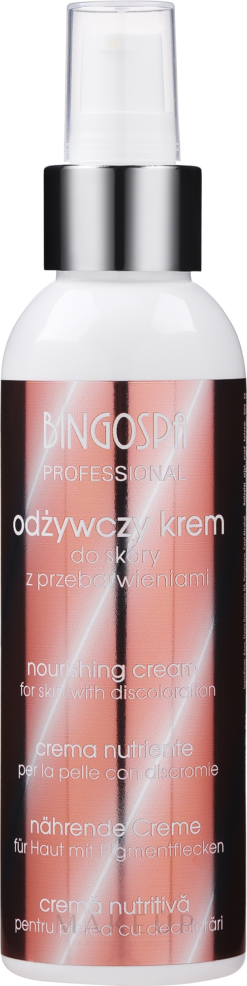 Nährende Gesichtscreme gegen Pigmentflecken - BingoSpa Artline Decoloration Nourishing Cream — Bild 135 g