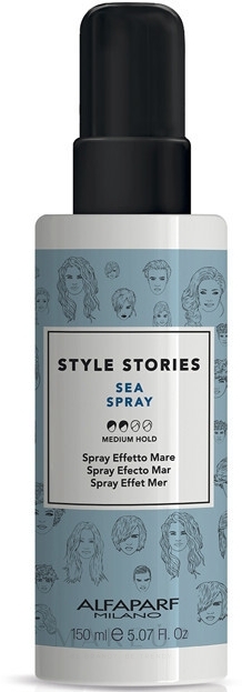 Meersalzspray für das Haar Mittlerer Halt - Alfaparf Style Stories Sea Spray Medium Hold — Bild 150 ml