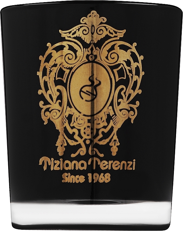 Tiziana Terenzi Foconero Scented Candle Black Glass - Duftkerze im Schwarzglas — Bild N1