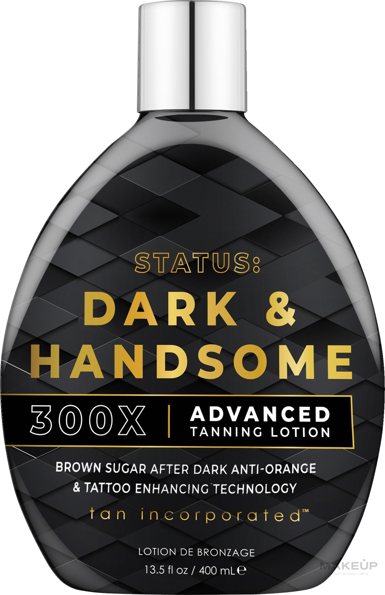 Solarium-Lotion für Männer - Brown Sugar Status: Dark & Handsome 300X Advanced Tanning Lotion  — Bild 400 ml