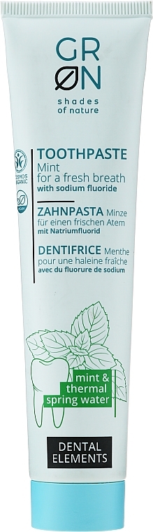 Zahnpasta für einen frischen Atem - GRN Mint Toothpaste with Thermal Water — Bild N1