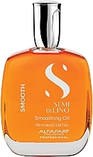 Düfte, Parfümerie und Kosmetik Glättendes Öl für widerspenstiges Haar - Alfaparf Semi di Lino Smooth Oil