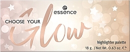 Highlighterpalette - Essence Choose Your Glow! Highlighter Palette — Foto N2