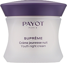 Düfte, Parfümerie und Kosmetik Gesichtscreme für die Nacht - Payot Supreme Youth Night Cream 