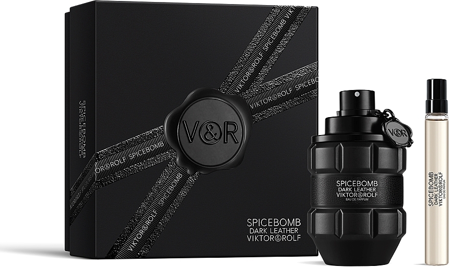 Viktor & Rolf Spicebomb Dark Leather  - Duftset (Eau de Parfum 90ml + Eau de Parfum 10ml)  — Bild N1