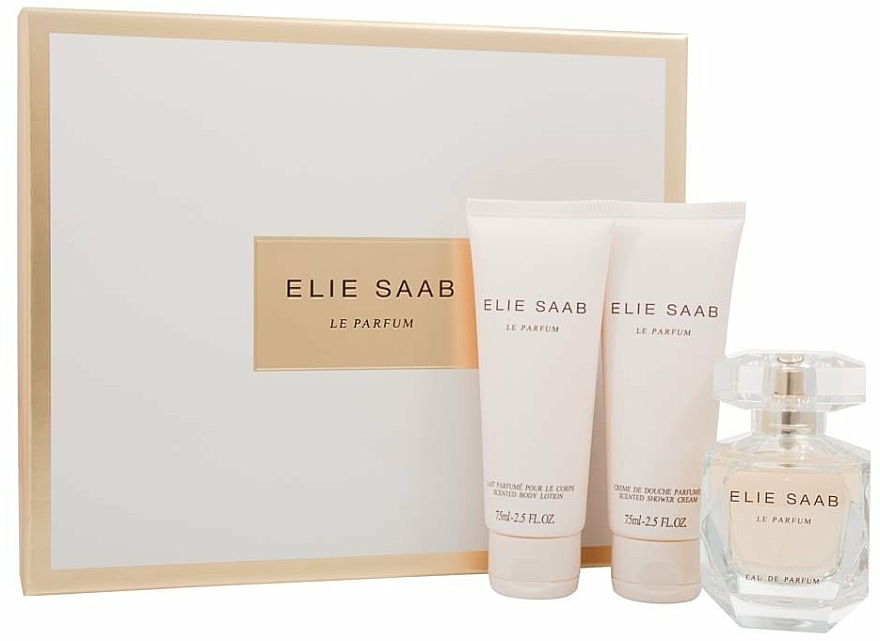 Elie Saab Le Parfum - Duftset (Eau de Parfum 50ml + Körperlotion 75ml + Duschcreme 75ml)