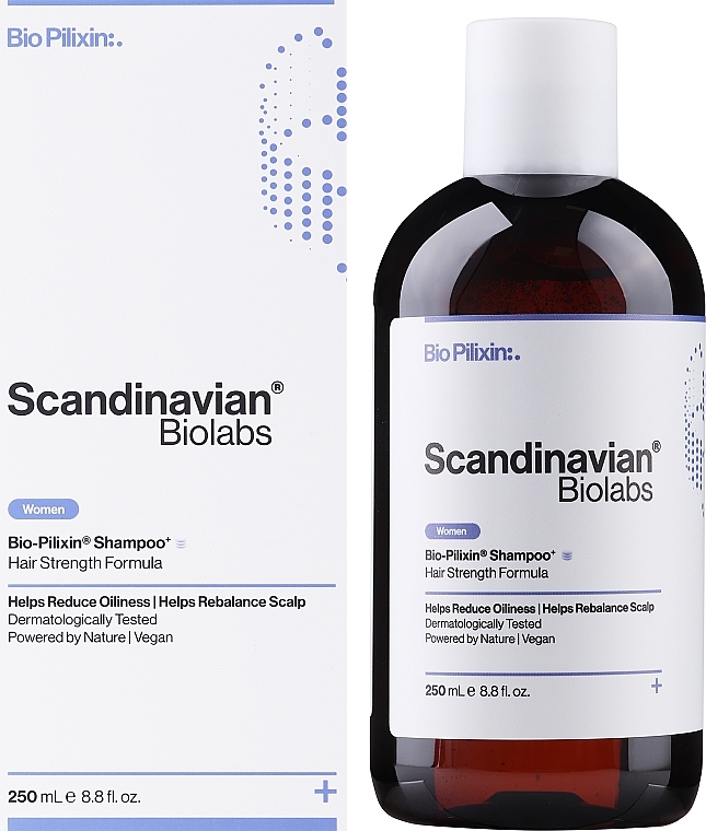 100% Veganes stärkendes Shampoo für Frauen - Scandinavian Biolabs Hair Strength Shampoo — Bild N2