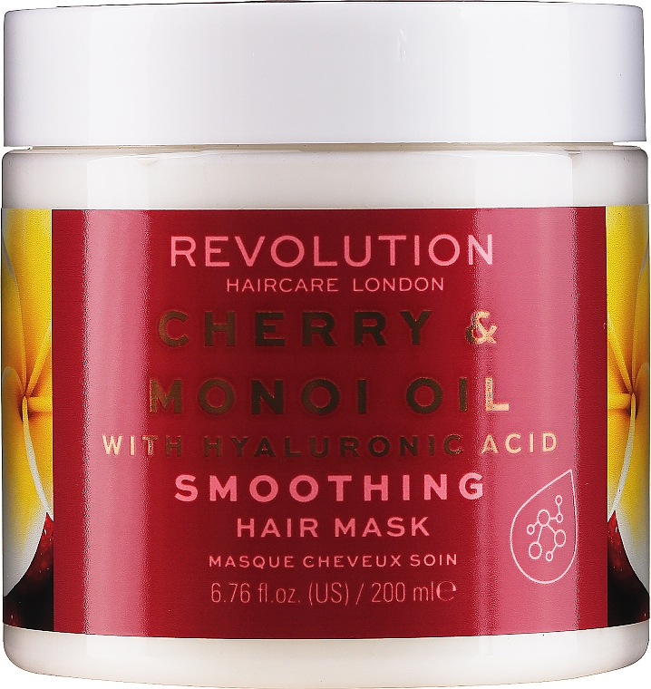 Glättende Haarmaske - Makeup Revolution Hair Care Smoothing Cherry Manoi Oil — Bild N1