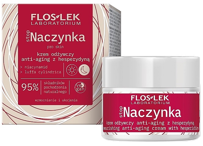 Anti-Aging-Creme mit Hesperidin - Floslek Stop Capillary Nourishing Anti-Aging Cream With Hesperidin — Bild N1