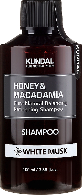 Feuchtigkeitsspendendes Shampoo mit weißem Moschus - Kundal Honey & Macadamia Shampoo White Musk — Bild N1