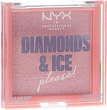 Highlighter für Körper und Gesicht - NYX Professional Makeup Diamonds & Ice Face And Body Illuminator — Bild N2